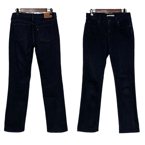 Levi’s 505 Straight Leg Jeans Blue - Picture 10 of 16